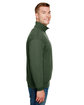 Bayside Unisex Quarter-Zip Pullover Sweatshirt hunter green ModelSide