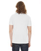 American Apparel Unisex Poly-Cotton USA Made Crewneck T-Shirt WHITE ModelBack