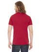 American Apparel Unisex Poly-Cotton USA Made Crewneck T-Shirt RED ModelBack
