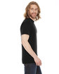 American Apparel Unisex Poly-Cotton USA Made Crewneck T-Shirt BLACK ModelSide