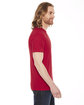 American Apparel Unisex Poly-Cotton USA Made Crewneck T-Shirt RED ModelSide