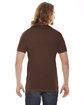 American Apparel Unisex Classic T-Shirt BROWN ModelBack
