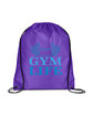 Prime Line Cinch-Up Backpack purple DecoFront