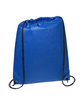 Prime Line Non-Woven Drawstring Cinch-Up Backpack reflex blue ModelSide