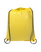 Prime Line Non-Woven Drawstring Cinch-Up Backpack yellow ModelSide