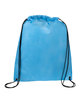 Prime Line Non-Woven Drawstring Cinch-Up Backpack carolina blue ModelSide