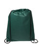 Prime Line Non-Woven Drawstring Cinch-Up Backpack hunter green ModelSide