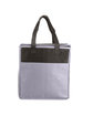 Prime Line Two-Tone Flat Top Insulated Non-Woven Grocery Tote Bag  