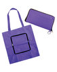 Prime Line Zippin' Tote Bag purple ModelSide