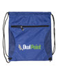 Prime Line Mesh Drawstring Backpack reflex blue DecoFront