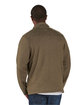 Boxercraft Men's Sullivan Sweater Fleece Quarter-Zip Pullover green heather ModelBack