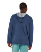Boxercraft Men's Baja Sweater Fleece Pullover Hood indigo heather ModelBack