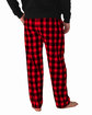 Boxercraft Men's Harley Flannel Pant with Pockets red/ blk bff pld ModelBack