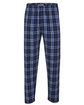 Boxercraft Men's Harley Flannel Pant with Pockets nvy/ colmbia pld OFFront