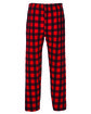 Boxercraft Men's Harley Flannel Pant with Pockets red/ blk bff pld OFBack