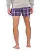 Boxercraft Men's Flannel Short purple/ wht pld ModelBack