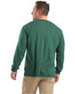 Berne Unisex Performance Long-Sleeve Pocket T-Shirt pine ModelBack