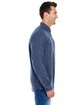 Burnside Men's Solid Flannel Shirt denim ModelSide