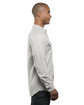 Burnside Men's Solid Flannel Shirt stone ModelSide