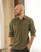 Burnside Men's Solid Flannel Shirt  Lifestyle