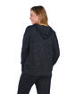 Boxercraft Ladies' Cuddle Soft Hooded Sweatshirt black heather ModelBack