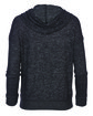 Boxercraft Ladies' Cuddle Soft Hooded Sweatshirt black heather OFBack