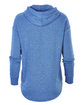 Boxercraft Ladies' Dream Fleece Pullover Hooded Sweatshirt indigo heather OFBack