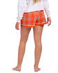Boxercraft Ladies' Flannel Short kngstn or/ gy pl ModelBack