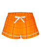 Boxercraft Ladies' Flannel Short orange fld day OFFront