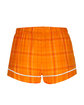 Boxercraft Ladies' Flannel Short orange fld day OFBack