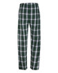 Boxercraft Ladies' 'Haley' Flannel Pant with Pockets green/ white pld ModelBack