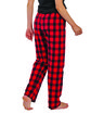 Boxercraft Ladies' 'Haley' Flannel Pant with Pockets red/ blk bff pld ModelBack