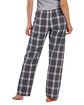 Boxercraft Ladies' 'Haley' Flannel Pant with Pockets chrcl/ lvndr pld ModelBack