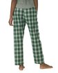 Boxercraft Ladies' 'Haley' Flannel Pant with Pockets grn/ chrcl buff ModelBack