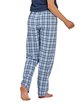 Boxercraft Ladies' 'Haley' Flannel Pant with Pockets hrtg crln blu pl ModelBack