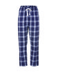 Boxercraft Ladies' 'Haley' Flannel Pant with Pockets navy/ silver pld OFFront