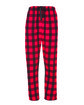 Boxercraft Ladies' 'Haley' Flannel Pant with Pockets red/ blk bff pld OFFront
