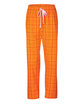 Boxercraft Ladies' 'Haley' Flannel Pant with Pockets orange fld day OFFront