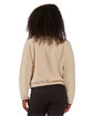 Boxercraft Ladies' Everest Pile Fleece Half-Zip Pullover natural/ black ModelBack