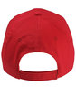 Big Accessories 6-Panel Twill Unstructured Cap red ModelBack