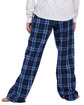 Boxercraft Youth Polyester Flannel Pant navy/ columb pld ModelBack