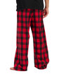 Boxercraft Youth Polyester Flannel Pant red/ blk bff pld ModelBack