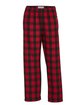Boxercraft Youth Polyester Flannel Pant red/ blk bff pld OFFront