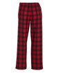 Boxercraft Youth Polyester Flannel Pant red/ blk bff pld OFBack