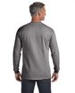 Comfort Colors Adult Heavyweight RS Long-Sleeve Pocket T-Shirt GREY ModelBack