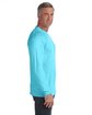 Comfort Colors Adult Heavyweight RS Long-Sleeve Pocket T-Shirt LAGOON BLUE ModelSide