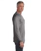 Comfort Colors Adult Heavyweight RS Long-Sleeve Pocket T-Shirt GREY ModelSide