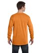 Comfort Colors Adult Heavyweight Long-Sleeve T-Shirt BURNT ORANGE ModelBack