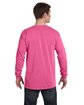 Comfort Colors Adult Heavyweight Long-Sleeve T-Shirt NEON PINK ModelBack
