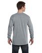 Comfort Colors Adult Heavyweight Long-Sleeve T-Shirt GRANITE ModelBack